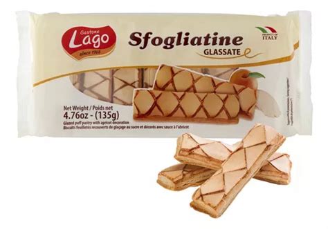 Biscoitos Italiano Sfogliatine Glassate Lago 135gr MercadoLivre