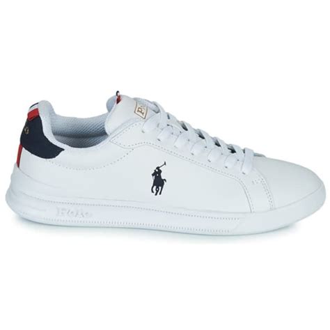 Zapatillas Polo Ralph Lauren Hrt Ct Ii White Navy Red