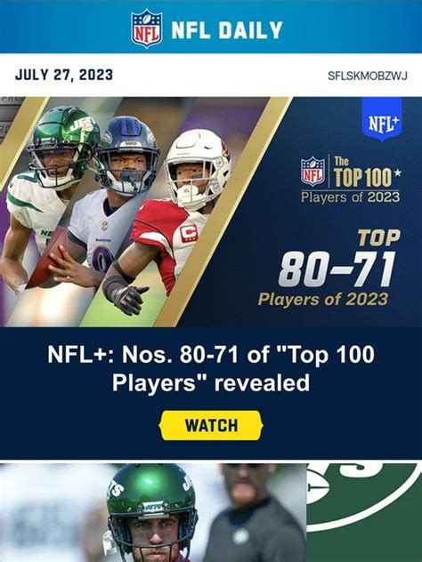 Nfl Gamepass Top 100 Players Of 2023 Continues Milled