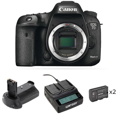 Canon EOS 7D Mark II DSLR Camera Body With Accessory Kit B H