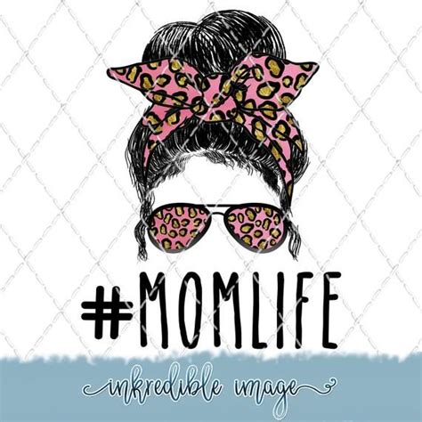 Mom Life Sublimation Transfer Ready To Press Shirt Transfer