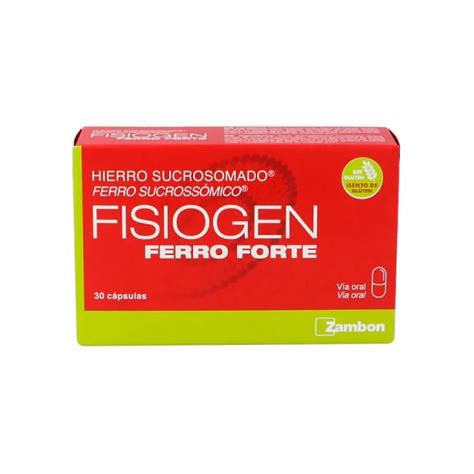 Masparafarmacia Comprar Fisiogen Forte Ferro 30 Capsulas