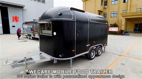 Wecare Custom Mobile Bar Trailer Remolque De Comida Movil Carro De