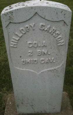 Hillory Carson Find A Grave Memorial