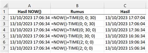 Fungsi Now Pada Excel Excelandor 2025