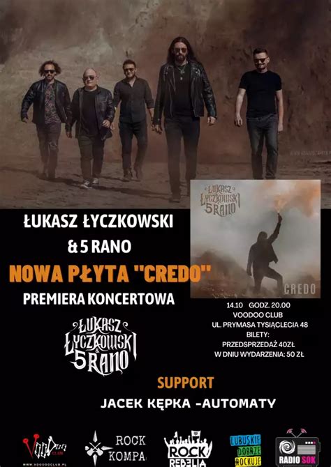 Łukasz Łyczkowski 5 RANO koncert promujący album CREDO support