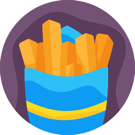 French Fries Generic Color Fill Icon