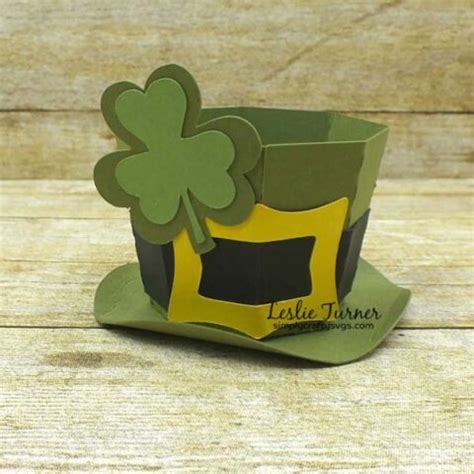 Leprechaun Hat Treat Box By Leslie Simply Crafty Svgs