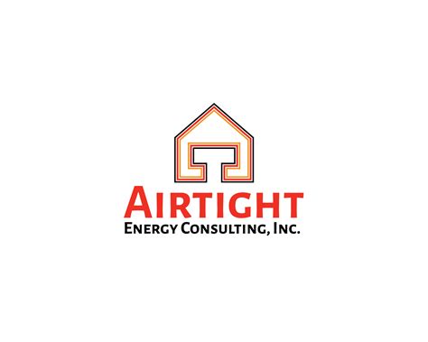 Elegant Playful Energy Efficiency Consulting Logo Design For Airtight