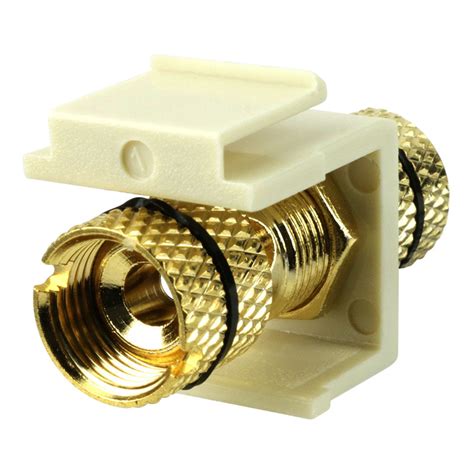 Construct Pro Gold Plated Speaker Binding Post Keystone Insert Light