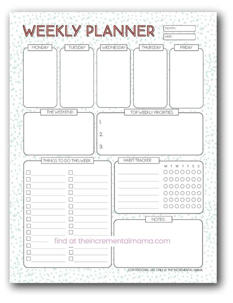 Cute Planner Templates