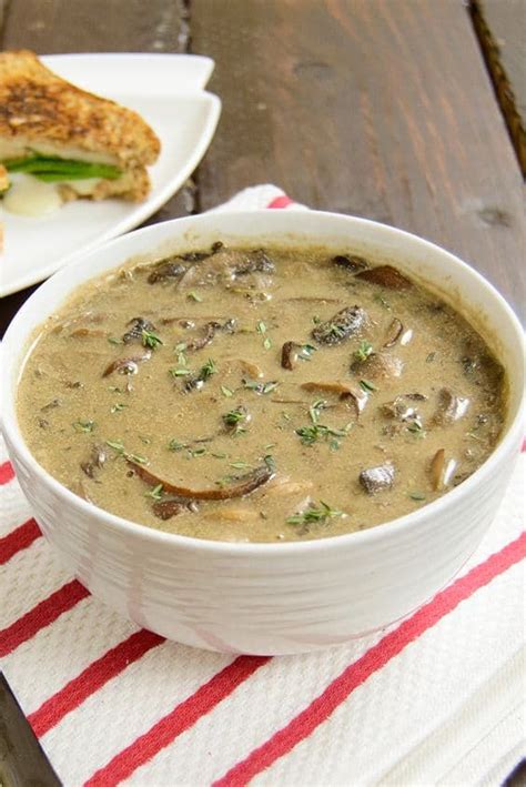 This Is The Best Ever Mushroom Soup This Creamy Mushroom Soup Is Easy To Make Low Carb Dairy