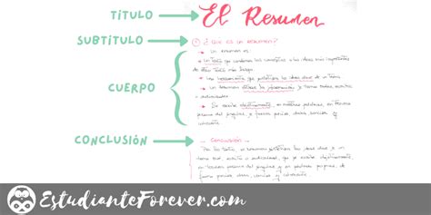 C Mo Hacer Un Resumen De Un Texto Estudianteforever