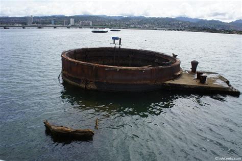 120615 Pearl Harbor Hawaii Uss Arizona Gun Turret No 3