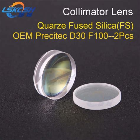 Lskcsh Spherical Collimating Lens D30 F100 2pcs Precitec Oem Quartz