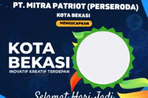 Link Twibbon Hut Kota Bekasi Ke Ramaikan Sosmed Dengan Unggah