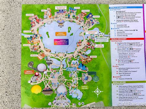 2024 Epcot Map Disney World Daryn Emlynne