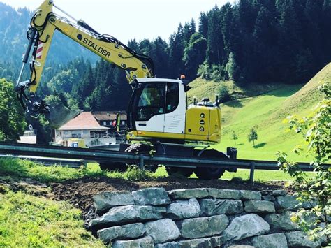 Sanierung Güterstrassen Schattseite ein Projekt der Stalder Tiefbau AG