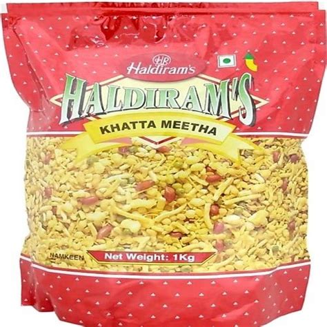 Haldirams Khatta Meetha Namkeen Crispy Crunchy Natural Taste Mixed