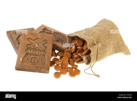 Traditional Dutch Sinterklaas Attributes As Speculaas Boards And