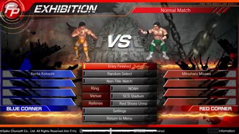 Kenta Kobashi Vs Mitsuharu Misawa Fire Pro Wrestling World YouTube