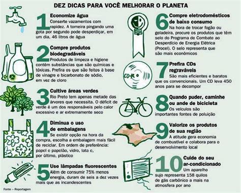 10 Maneiras De Preservar O Meio Ambiente Trabalhos Para Escola