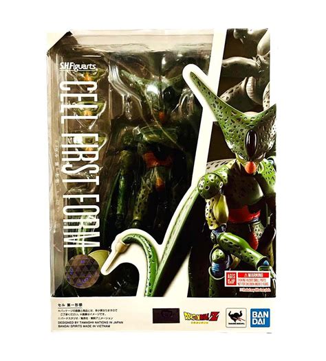 Dragonball Z S H Figuarts Cell First Form Action Figure Visiontoys