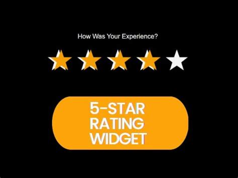 Star Rating Widget Using Html Css How To Create Star Rating Star