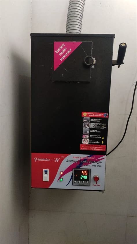 Electrical Sanitary Napkin Incinerator Nature Care Solutions Capacity