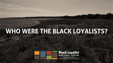 Who Were The Black Loyalists The Black Loyalist Heritage Centre