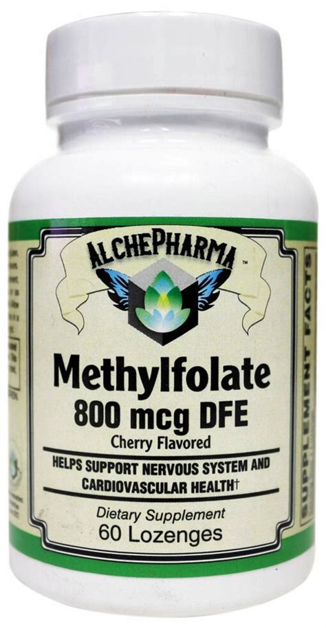 Methylfolate Lozenges 800 Mcg DFE 5 Methyltetrahydrofolic Acid