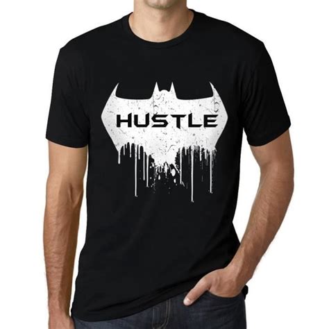 Homme Tee Shirt La Chasse À La Chauve Souris Bat Hustle T Shirt