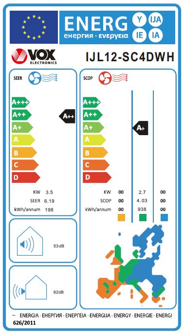 VOX Inverter Klima IJL12 SC4DWH Cene I Akcije Tehnoteka