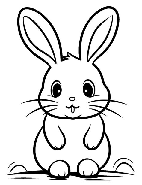 Bunny Coloring Pages Free Printable Sheets Bunny Coloring Pages