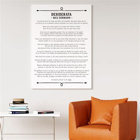 Desiderata Poem Print Max Ehrmann Poetry Lover T Poem Wall Art Book Lover T Printable