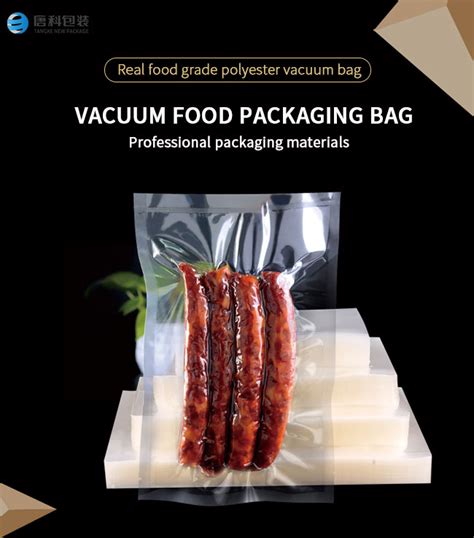 PE Laminated Vacuum Transparent Frozen Food Nylon Vacuum Bag