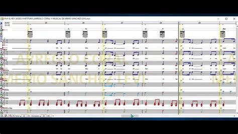 VIVA EL REY JESED PARTITURA ARREGLO CORAL Y MUSICAL DE MEMO