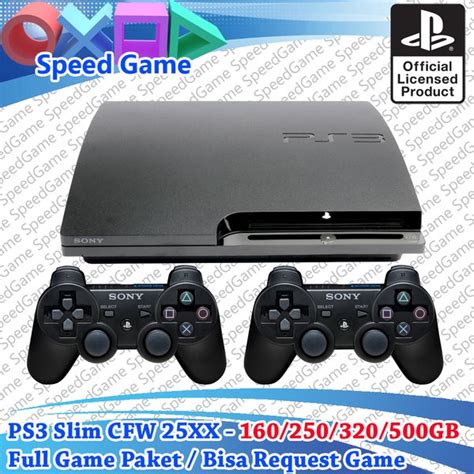 Jual SONY PS 3 PS3 SLIM CFW 500GB SERI 25XX Di Lapak Speed Game Bukalapak