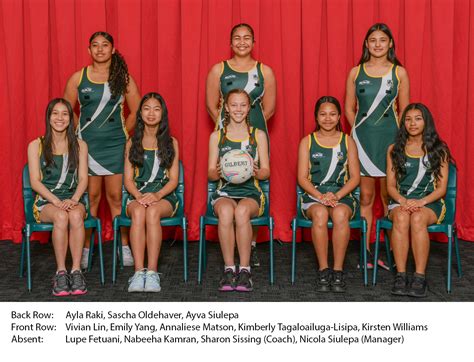 Netball 10 Gold Lynfield Yearbooks 2023