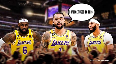 Lakers D Angelo Russell Take On First Game With LeBron AD