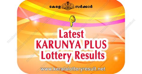 Karunya Plus Lottery Results Today Live Kerala Lottery Results 10