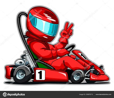 Go Kart Racing Vector Vectors Hi Res Stock Photography And Images