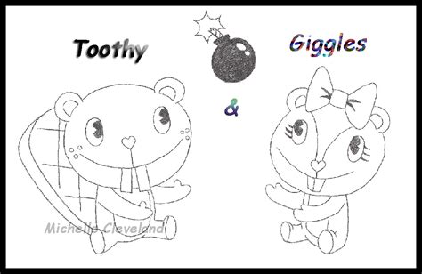 Toothy And Giggles Drawing By Safetypinmich On Deviantart