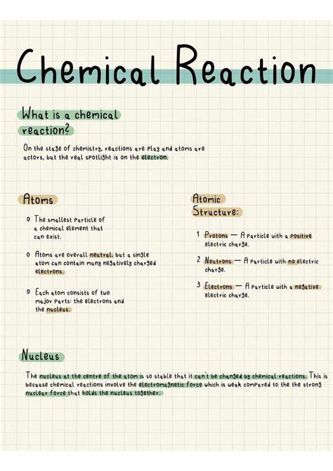 Aesthetic Chemistry Notes - CHEM 102 - Studocu