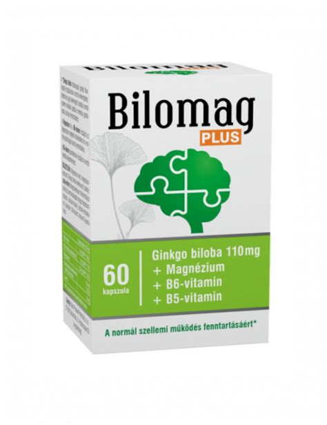 Bilomag Plus Ginkgo Biloba Mg Kapszula Prevenci Patika