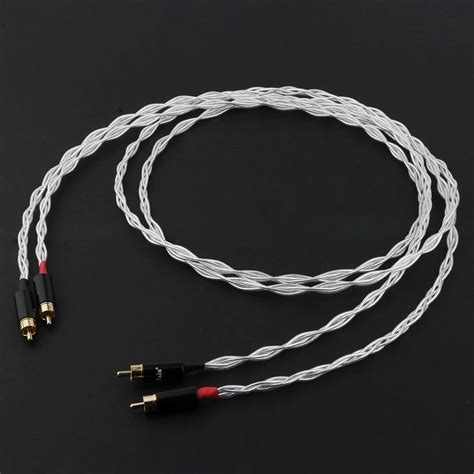 Pair Hi End Nordost Odin Hifi Fever Rca Audio Signal Cable Gold