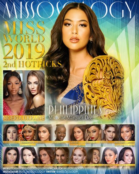 Miss World 2019 Second Hot Picks Missosology