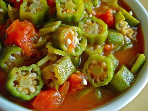 Stewed Okra Tomatoes Recipe