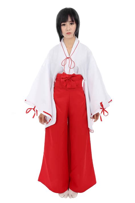 Inuyasha Kikyo Miko Kimono Cosplay Costume Cosplay Shop