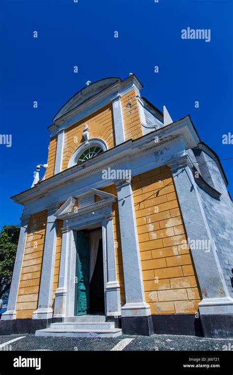 View At Chiesa San Giorgio In Portofino Italy Stock Photo Alamy